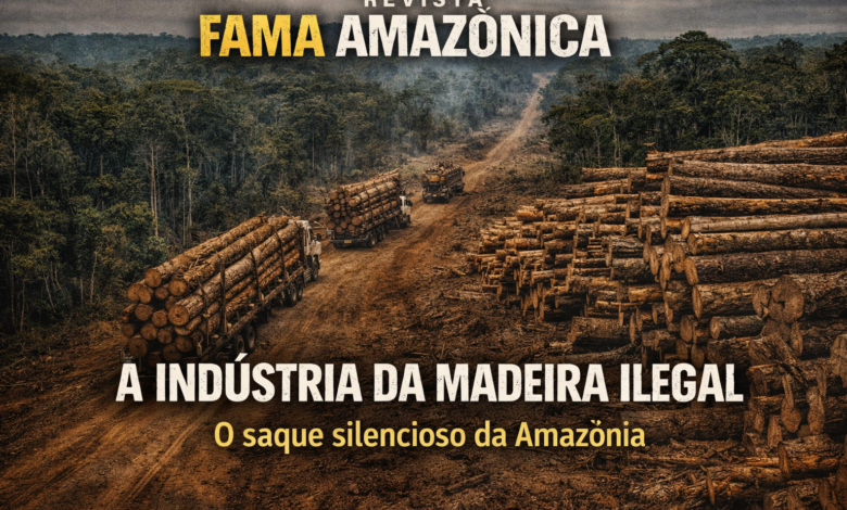 A indústria da madeira ilegal: o saque silencioso da floresta