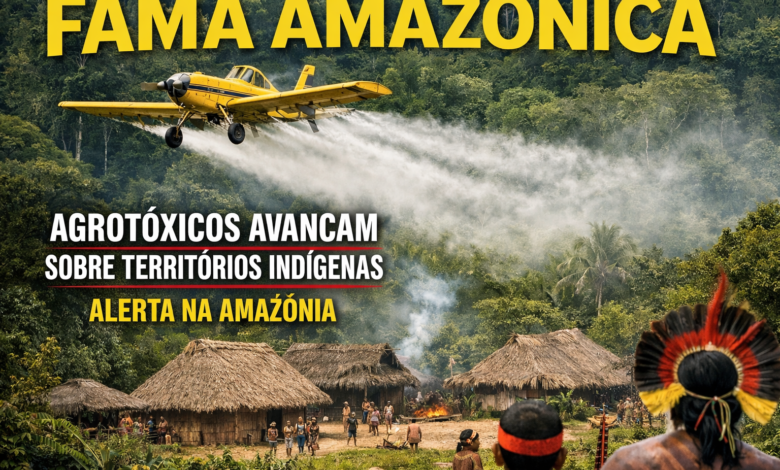 Agrotóxicos avançam sobre territórios indígenas e acendem alerta na Amazônia